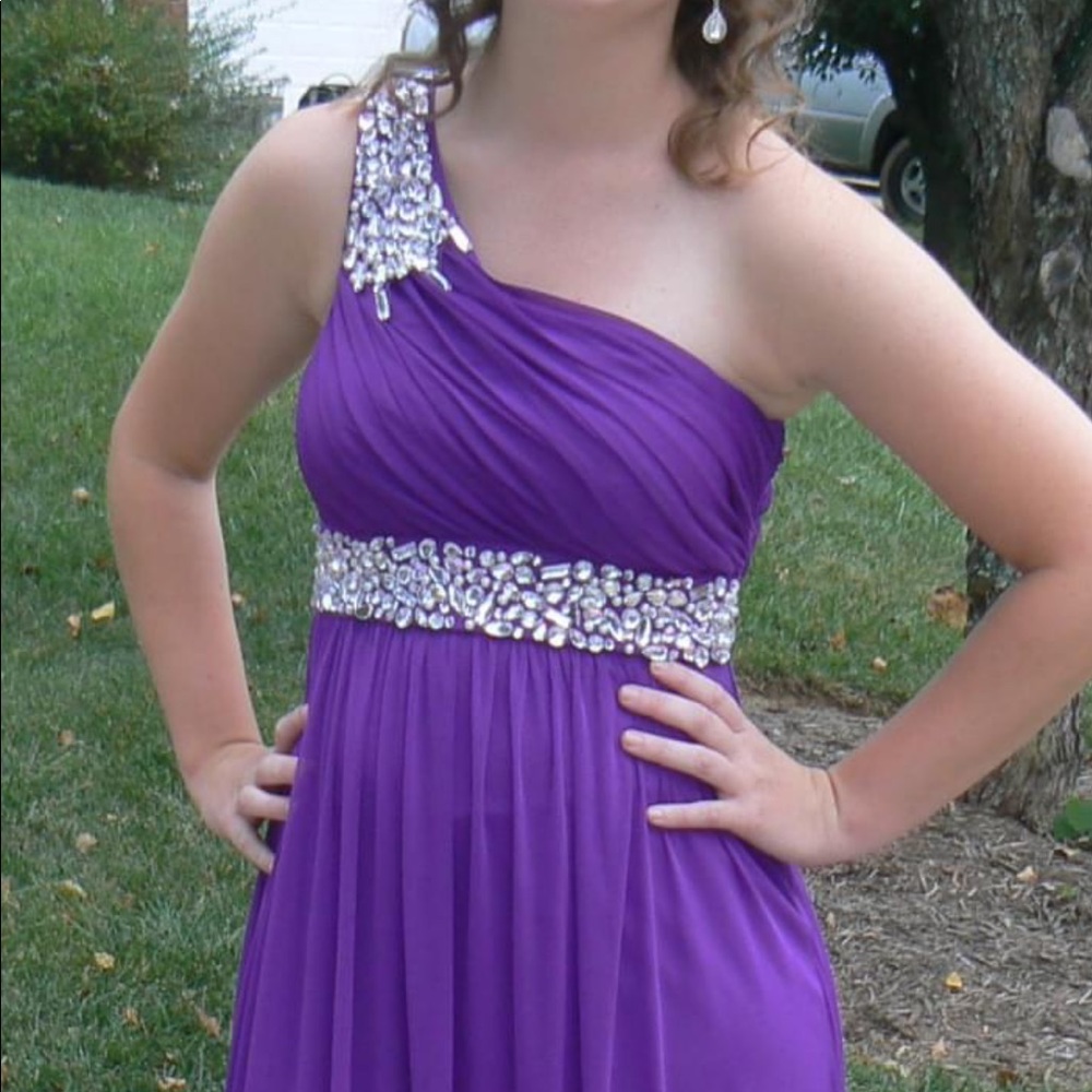 Formal gown, long. Worn once. Very comfortable!